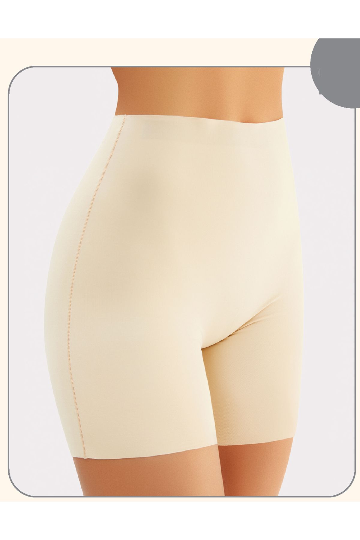 Shop58 Miss Flex Ten Lazer Kesim Yüksek Bel Boxer 6007