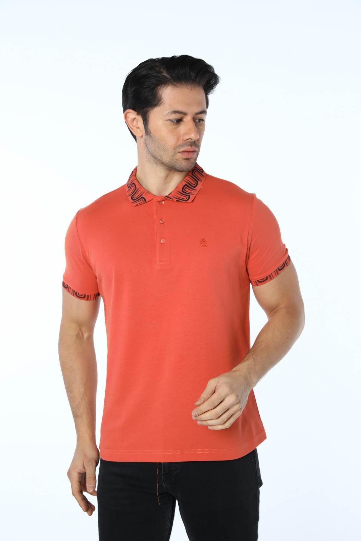rugatchi %100 Pamuk Polo Yaka T-Shirt