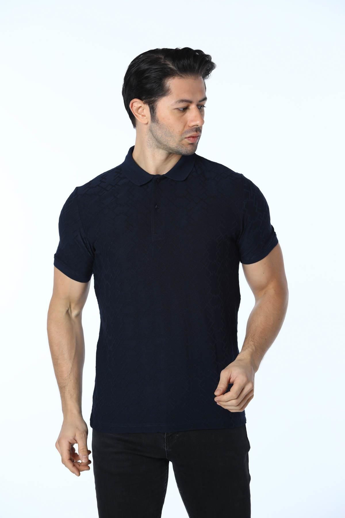 rugatchi Jakarlı Polo Yaka T-Shirt