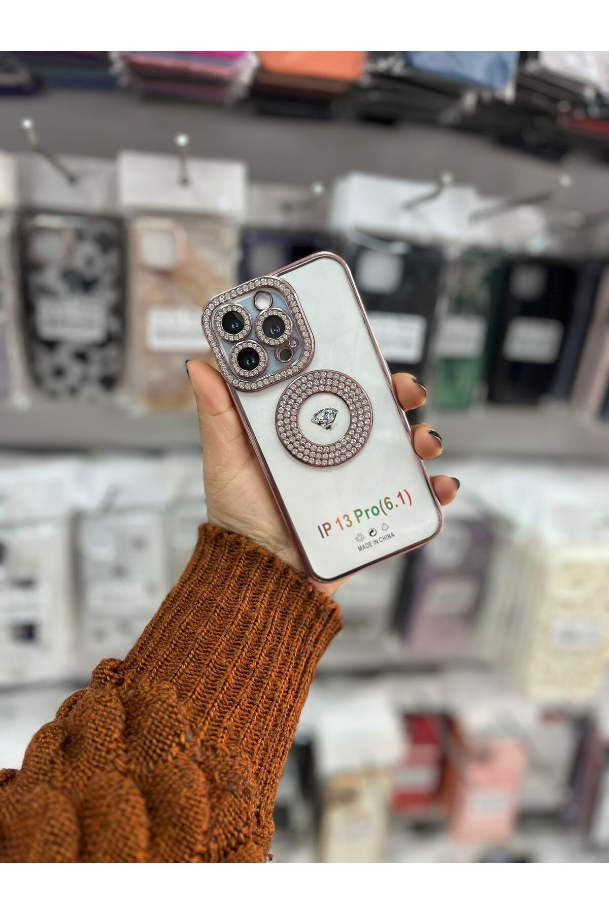 TECNOTREND Apple iPhone 13 pro Kılıf Kamera Korumalı Logo Gösteren Zore Esta Kapak