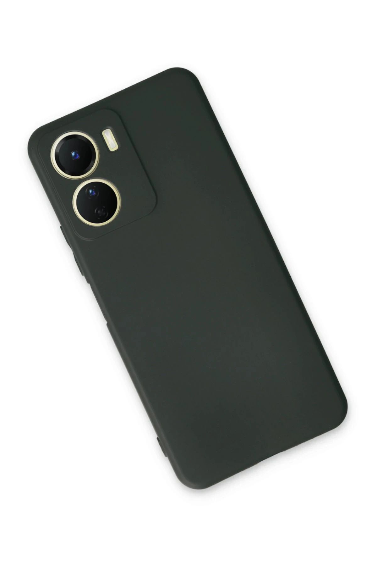 NewFace Vivo Y16 Kılıf First Silikon - Koyu Yeşil GLSTD