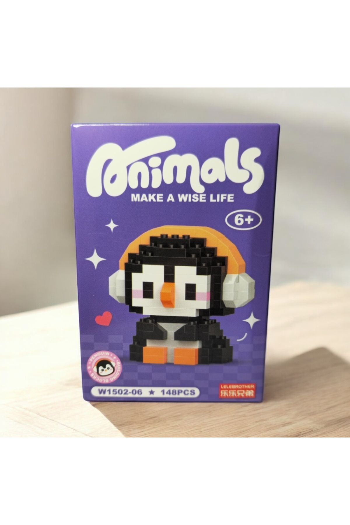 Brıcks Sevimli Hayvanlar Penguen Yapı Blokları Figür