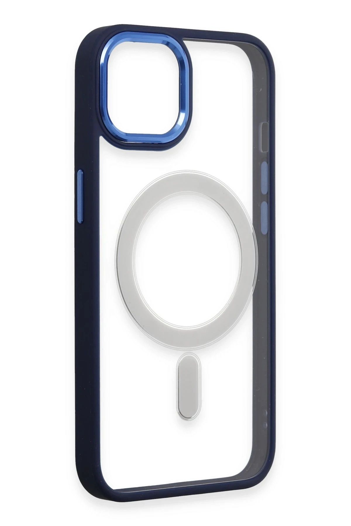 NewFace iPhone 15 Pro Kılıf Room Magneticsafe Silikon - Lacivert GLSTD