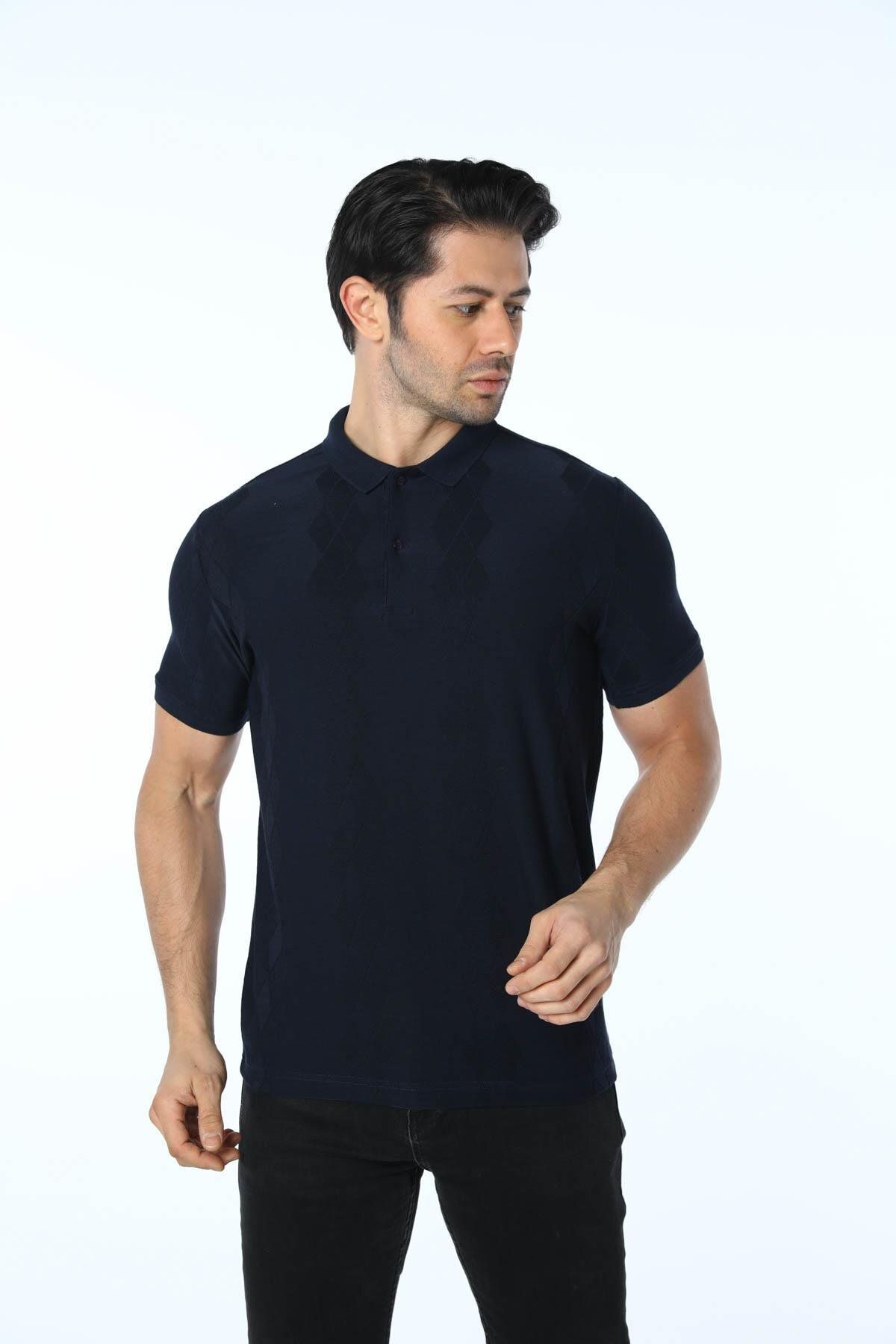 rugatchi Jakarlı Polo Yaka T-Shirt