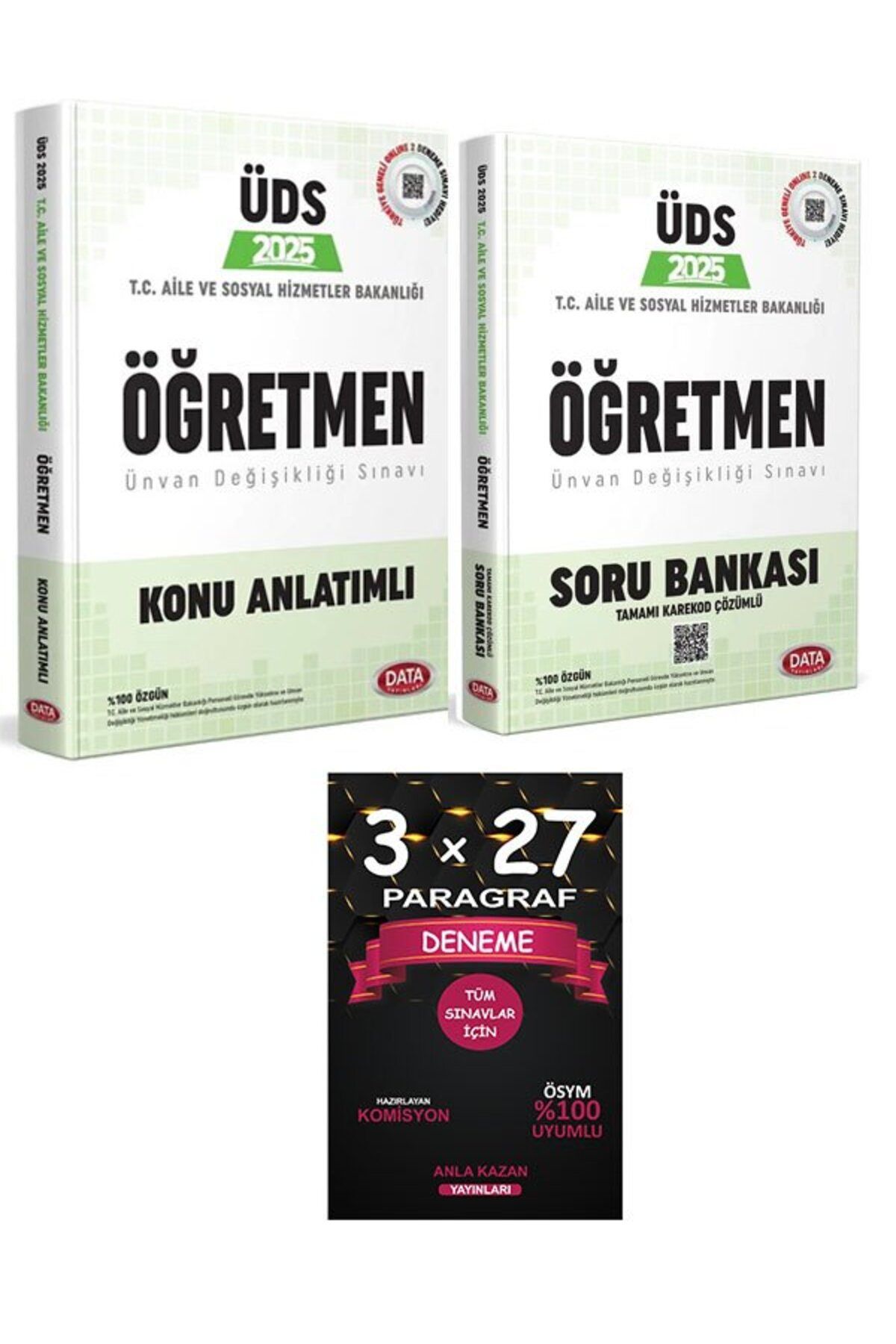 Data Yayınları Data 2025 GYS Aile ve Sosyal Hizmetler Bakanlığı Öğretmen Konu + Soru