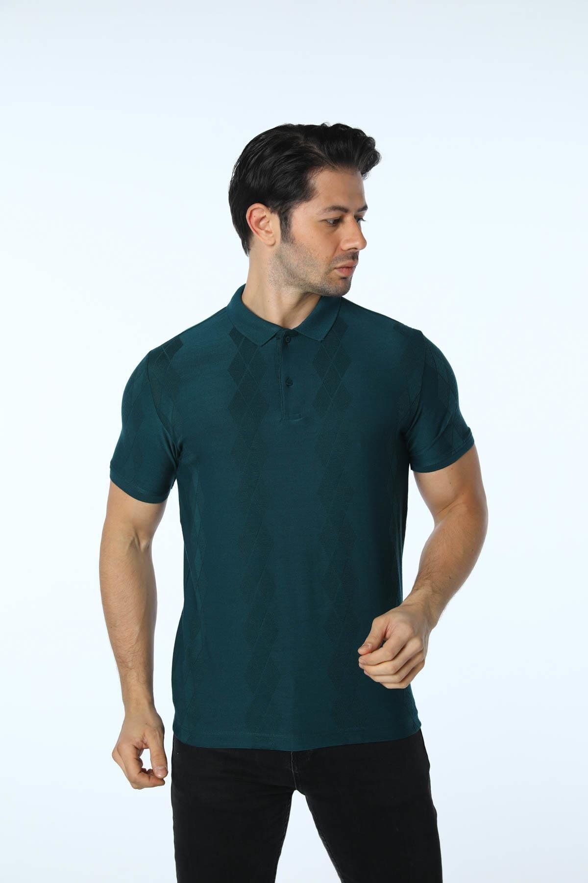 rugatchi Jakarlı Polo Yaka T-Shirt