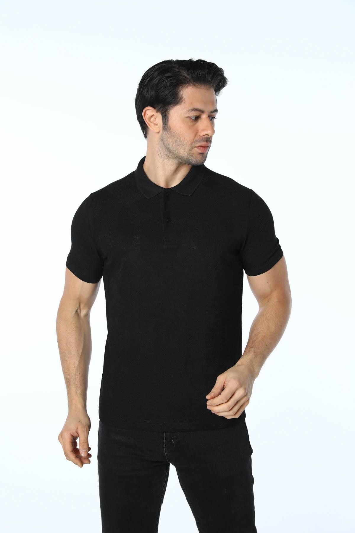 rugatchi Jakarlı Polo Yaka T-Shirt