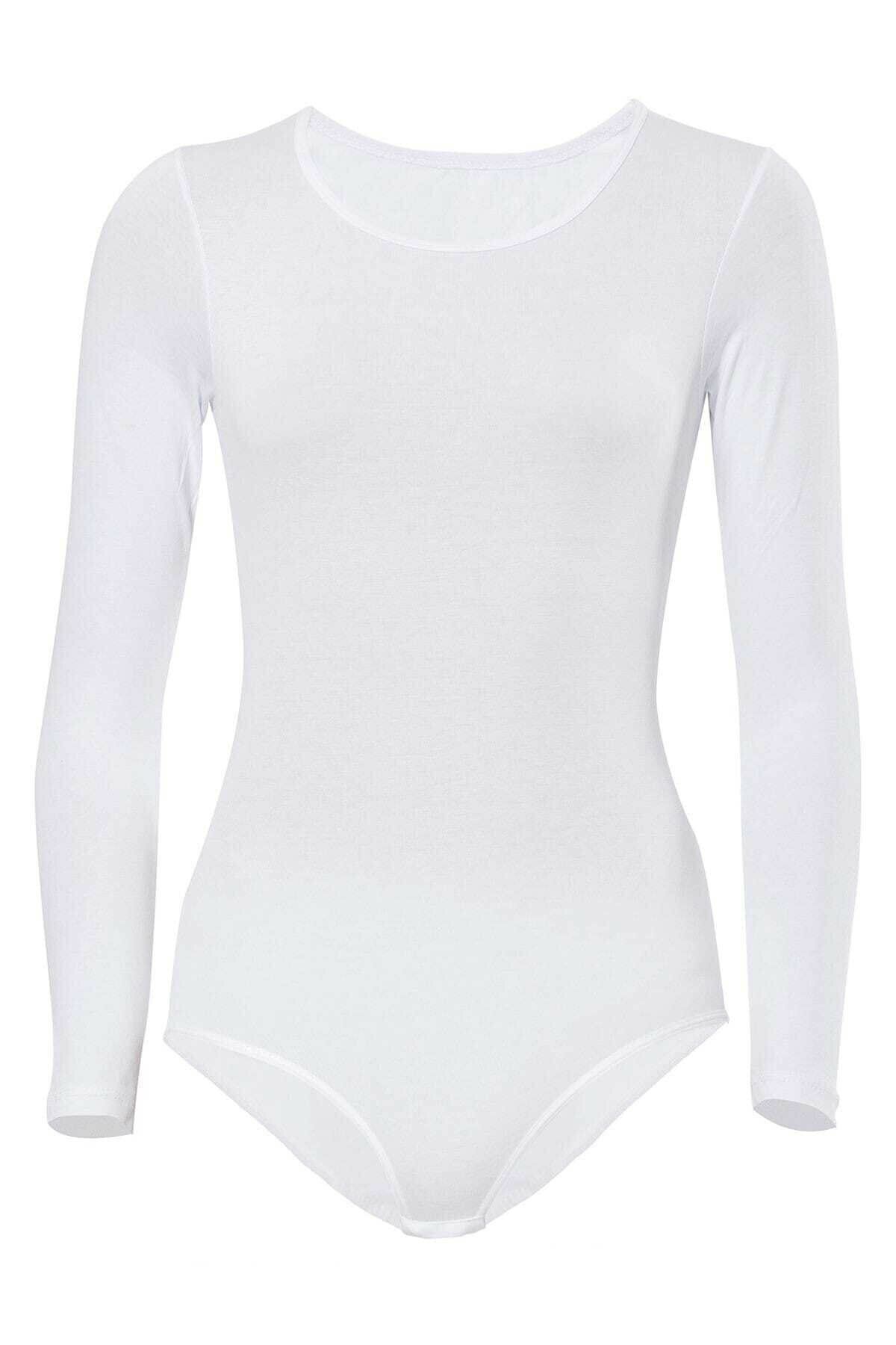 Shop58 Likralı Uzun Kollu Body 4058