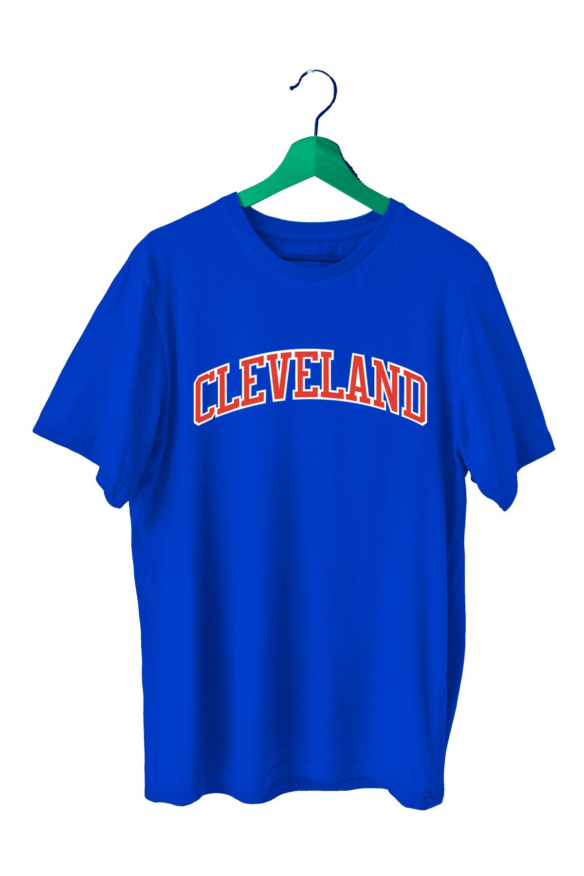 TOP GLORY Cleveland Baskılı Basketbol T-Shirt Sporcu Tişörtü