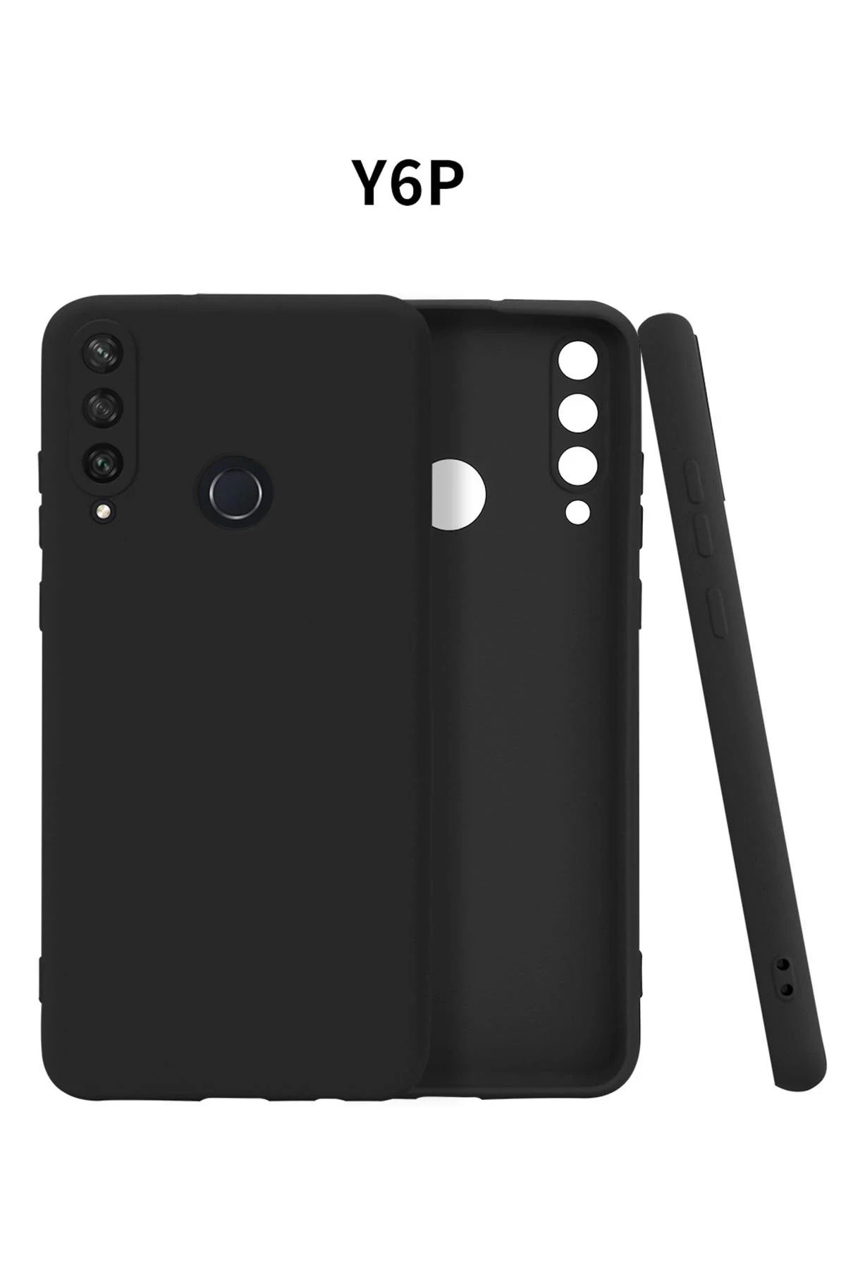 NewFace Huawei Y6P Kılıf First Silikon - Siyah GLSTD