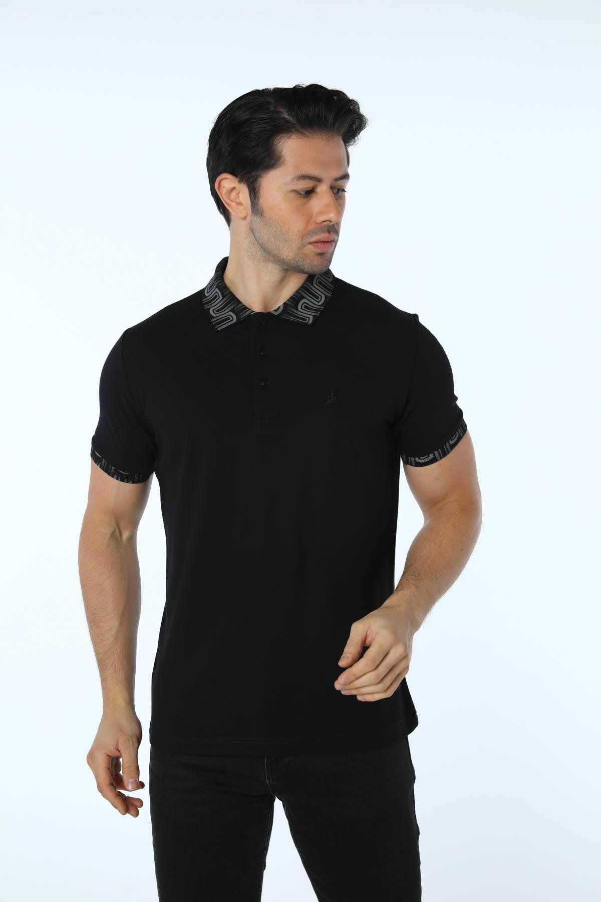 rugatchi %100 Pamuk Polo Yaka T-Shirt