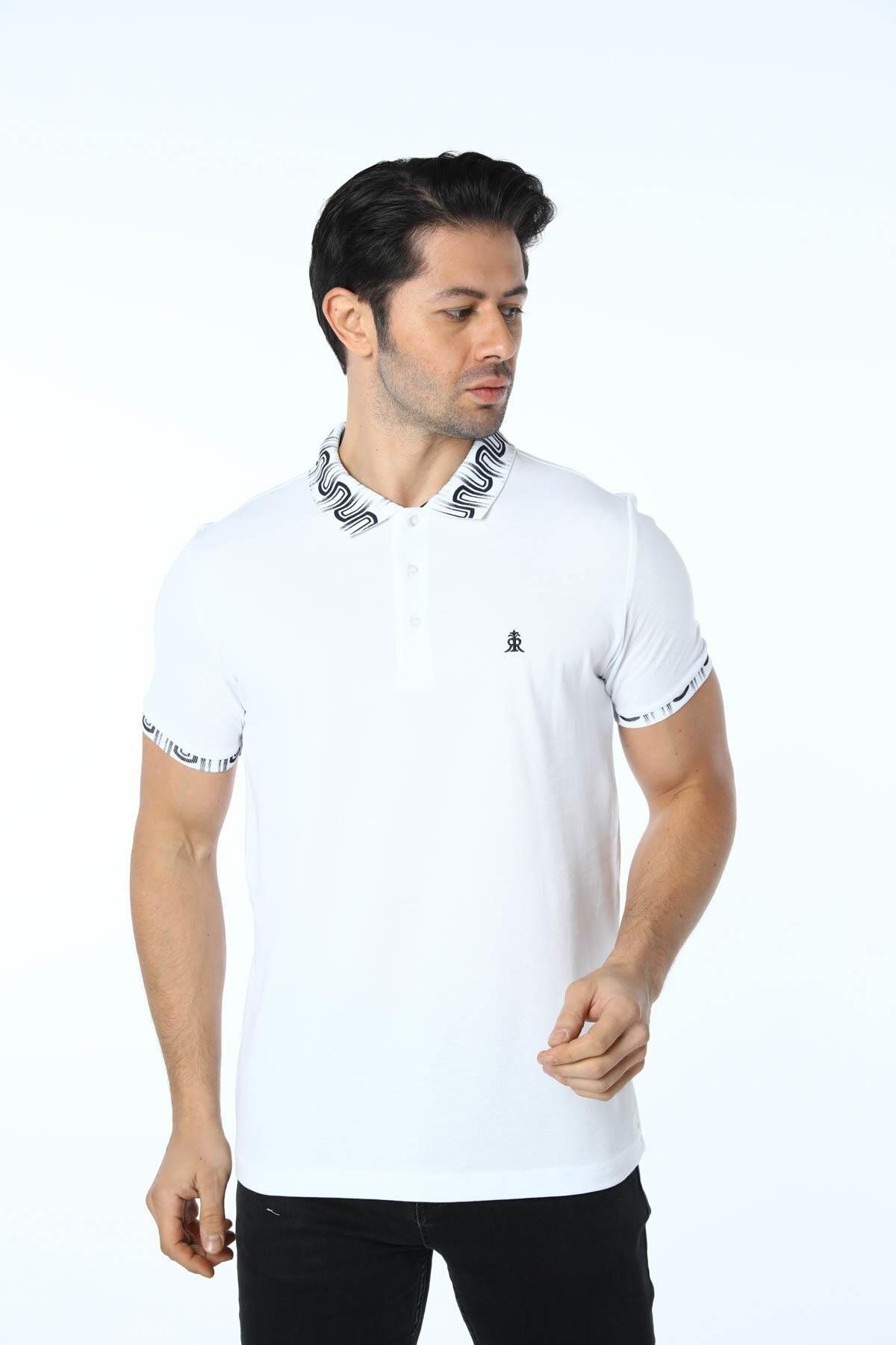 rugatchi %100 Pamuk Polo Yaka T-Shirt