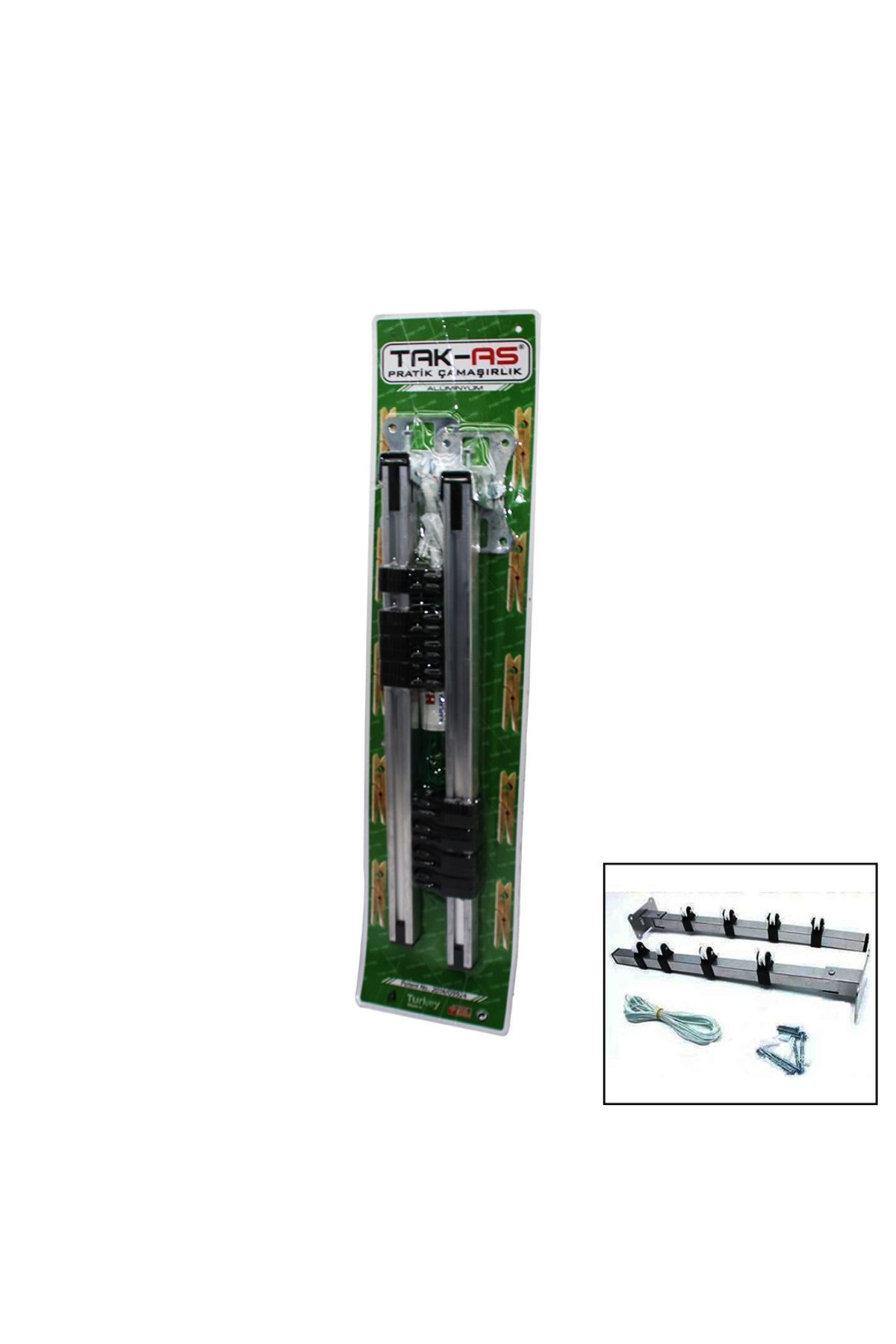STOREMAX jvnnSHOP KATLANIR MAKARALI PRATİK ÇAMAŞIR ASKISI 646268