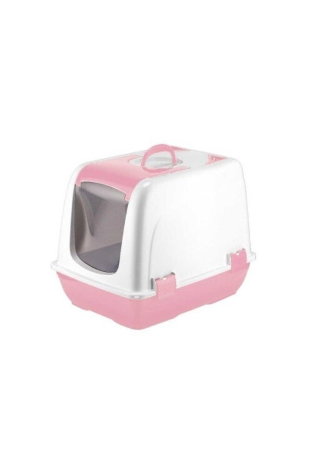 Otocub Mikopet Küçük Kapalı Kedi Tuvaleti Pembe