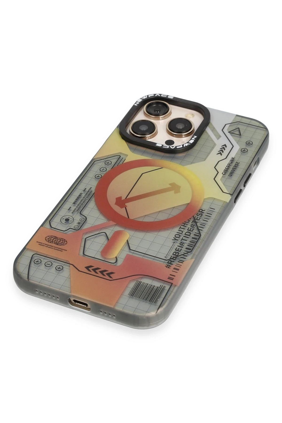 NewFace iPhone 14 Pro Kılıf Venüs Magneticsafe Desenli Kapak - Venüs - 6 GLSTD