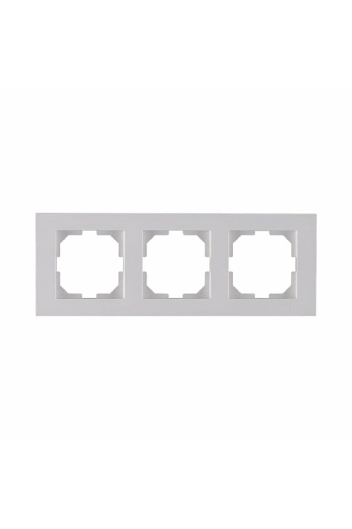 Ledarmy-Karen 3-Piece White Socket Frame Stylish and Practical Frame 1