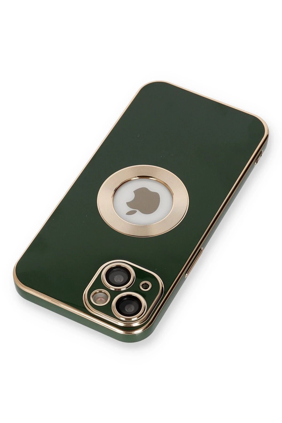 NewFace iPhone 14 Plus Kılıf Store Silikon - Yeşil GLSTD