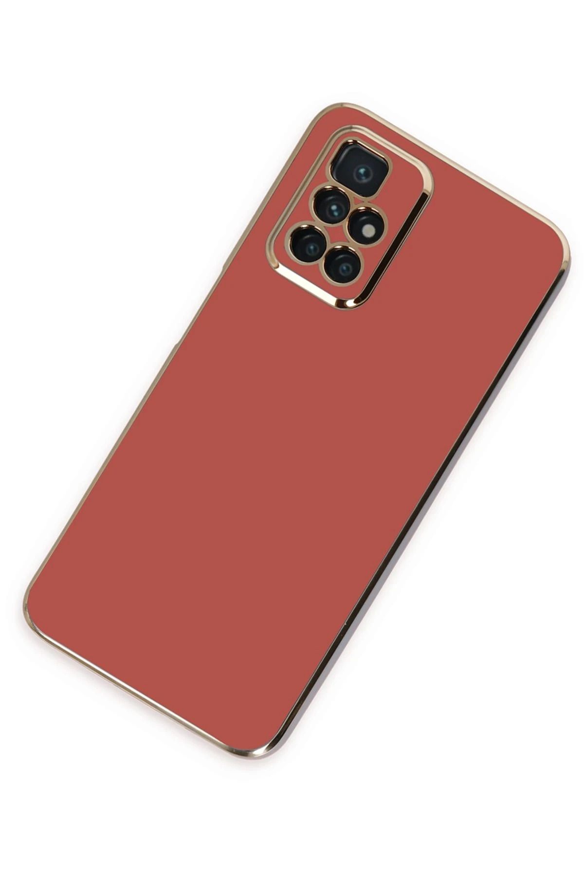 NewFace Xiaomi Redmi 10 2022 Kılıf Volet Silikon - Kırmızı GLSTD