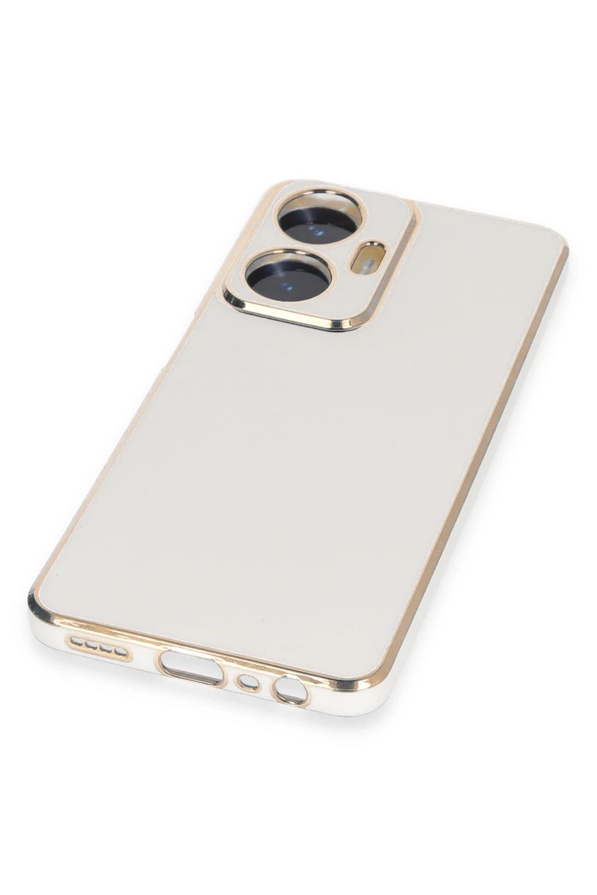 NewFace Realme C55 Kılıf Volet Silikon - Beyaz SVLRS