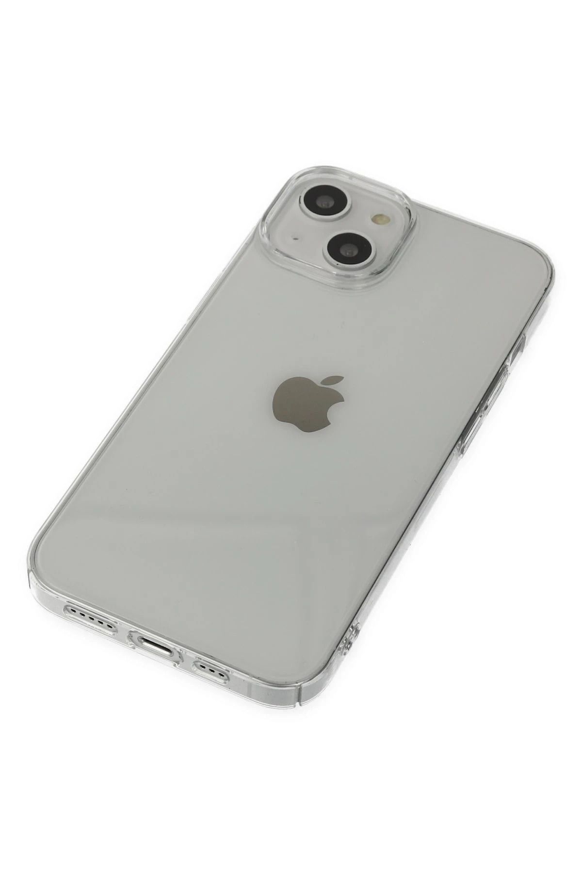 NewFace iPhone 14 Plus Kılıf Pc Sert Şeffaf Kapak - Şeffaf GLSTD