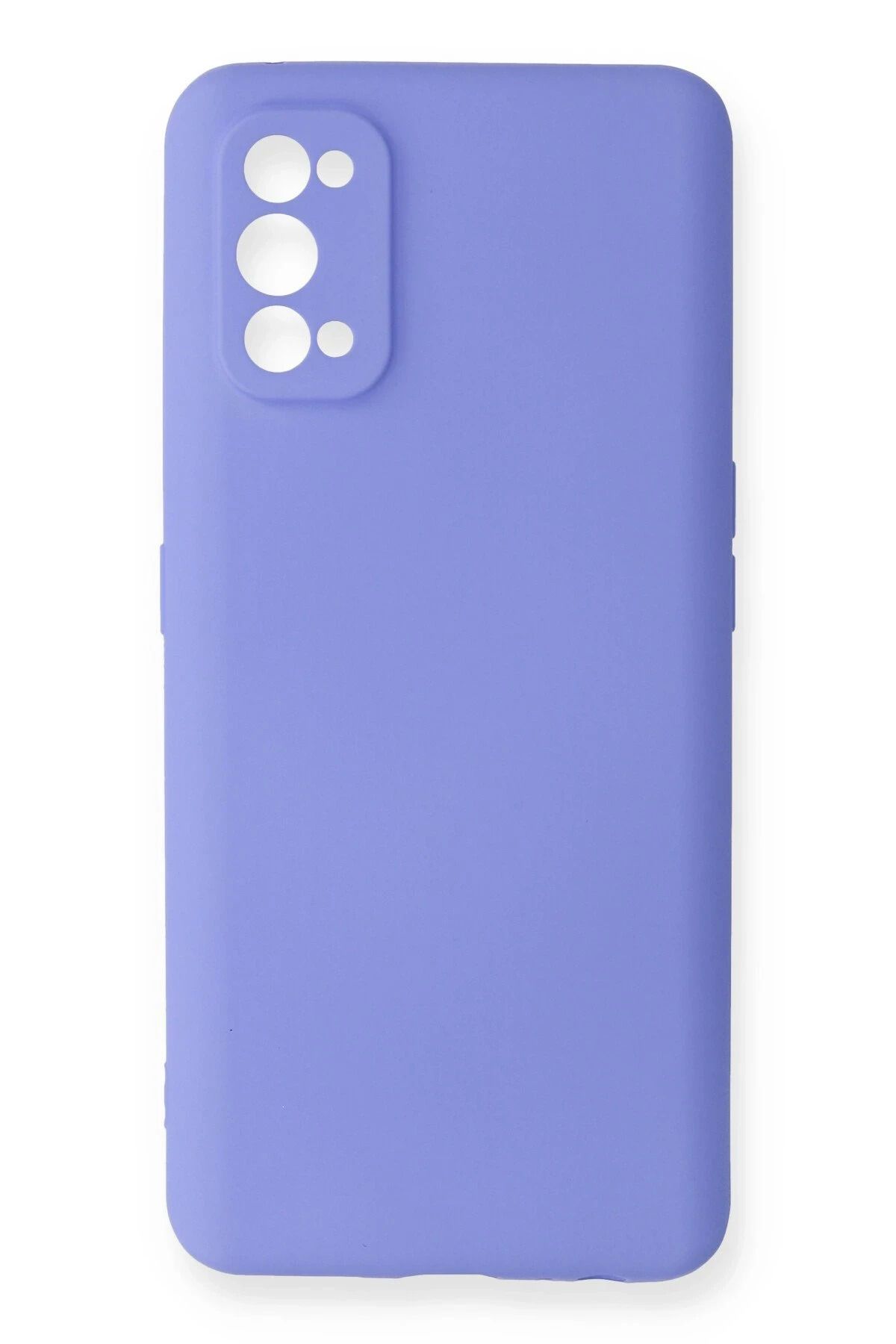 NewFace Realme 7 Pro Kılıf First Silikon - Lila GLSTD