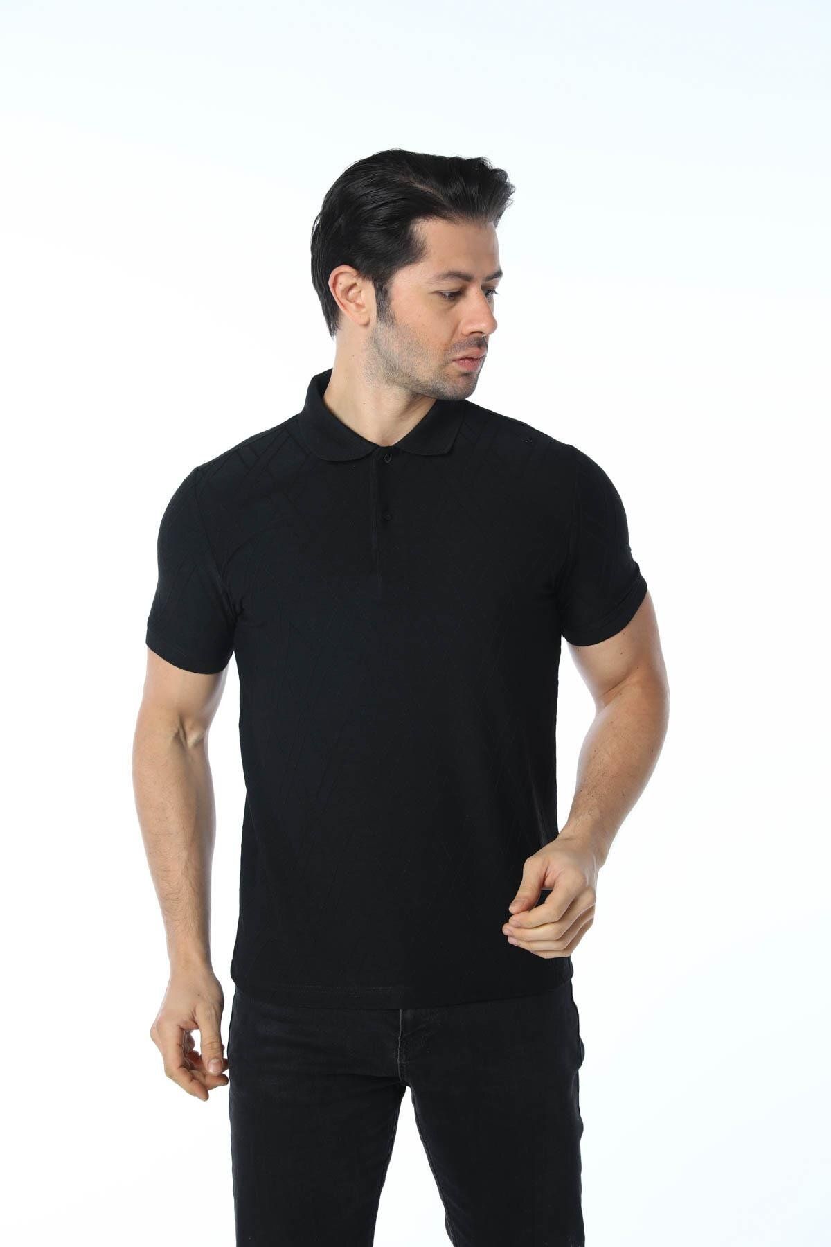 rugatchi Jakarlı Polo Yaka T-Shirt