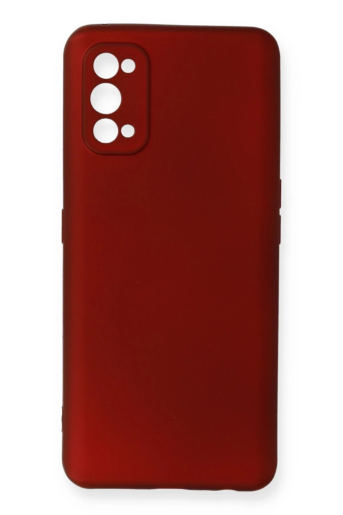 NewFace Realme 7 Pro Kılıf First Silikon - Bordo WLZOR