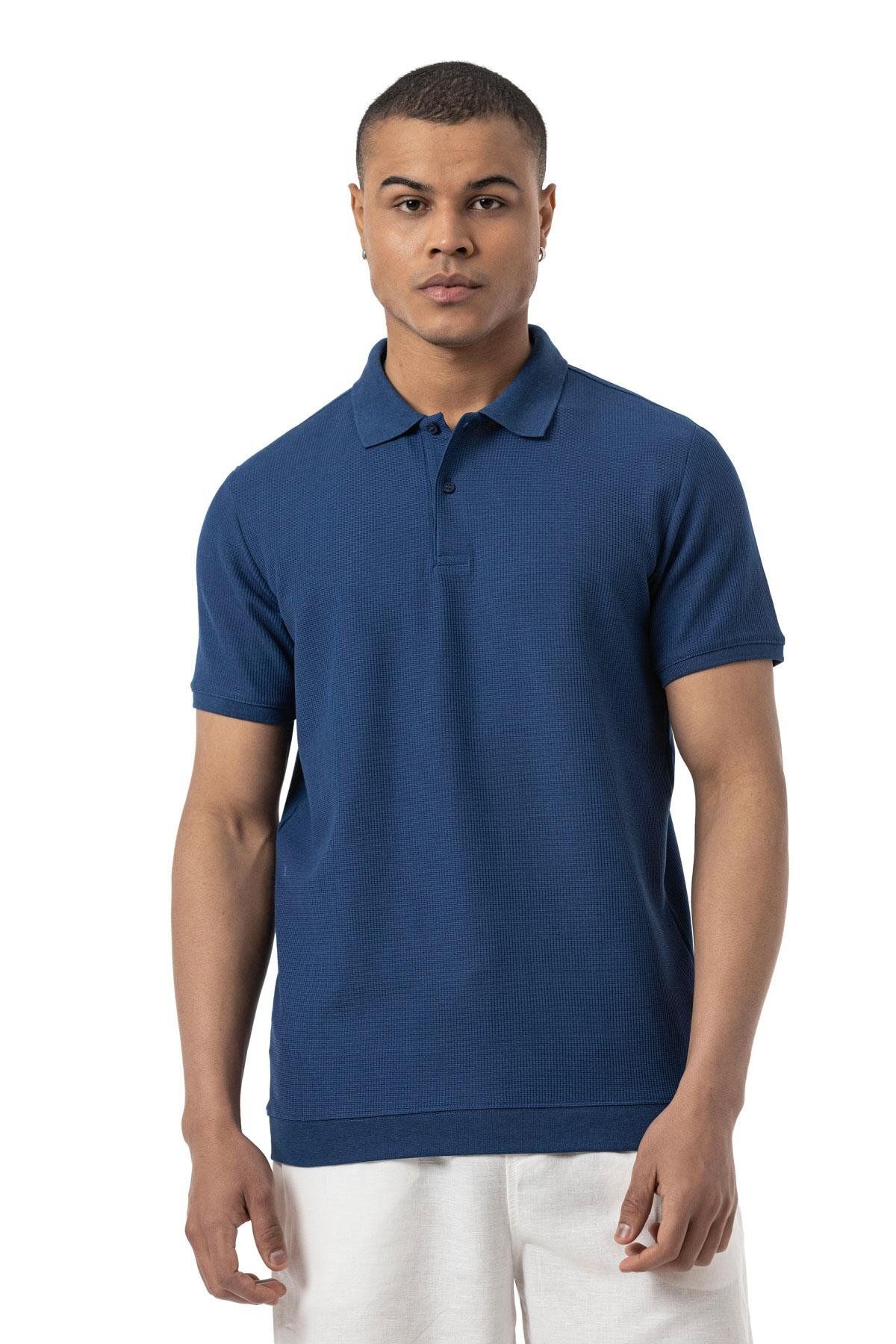 rugatchi Waffle Polo T-Shirt