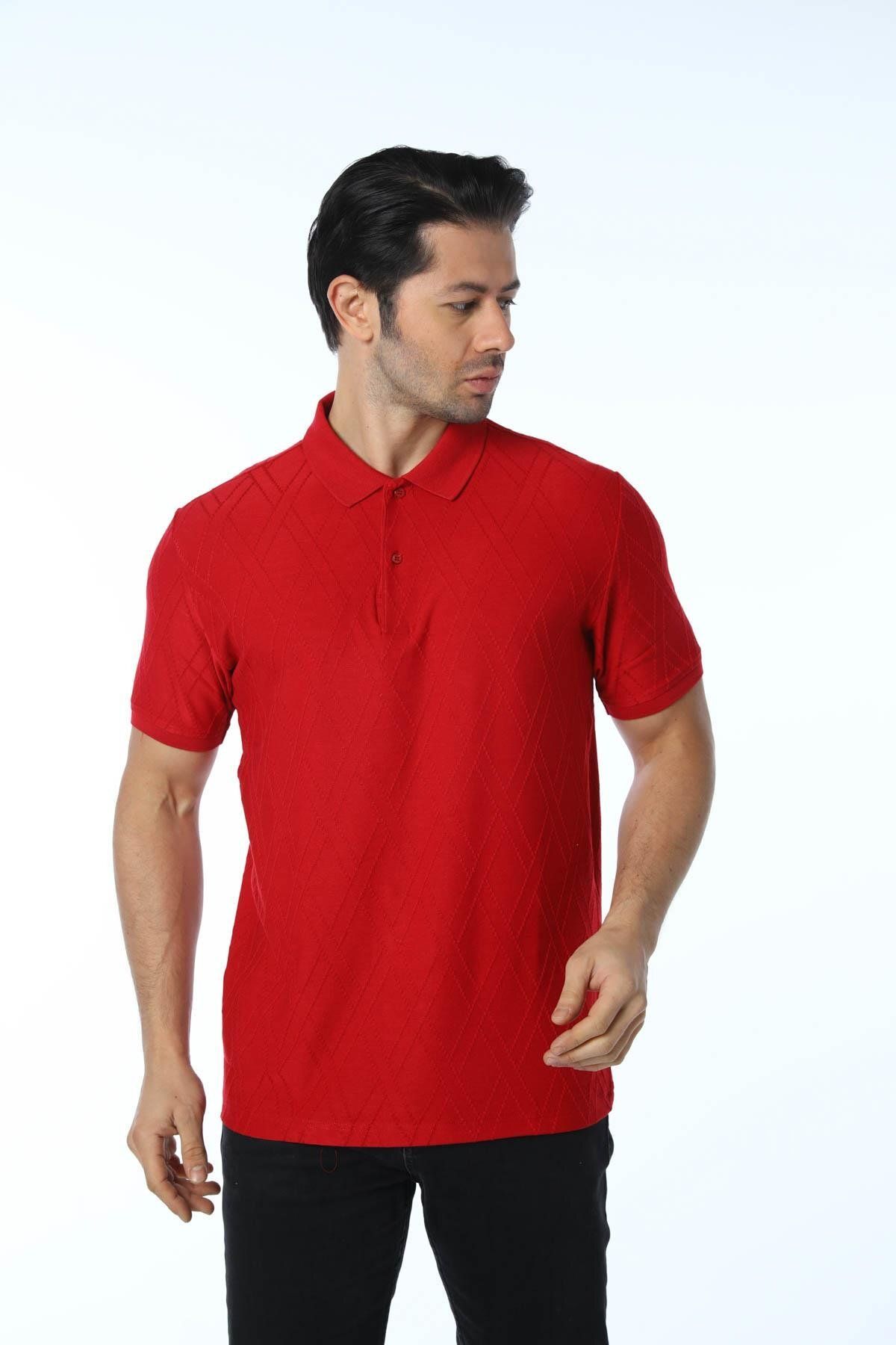 rugatchi Jakarlı Polo Yaka T-Shirt
