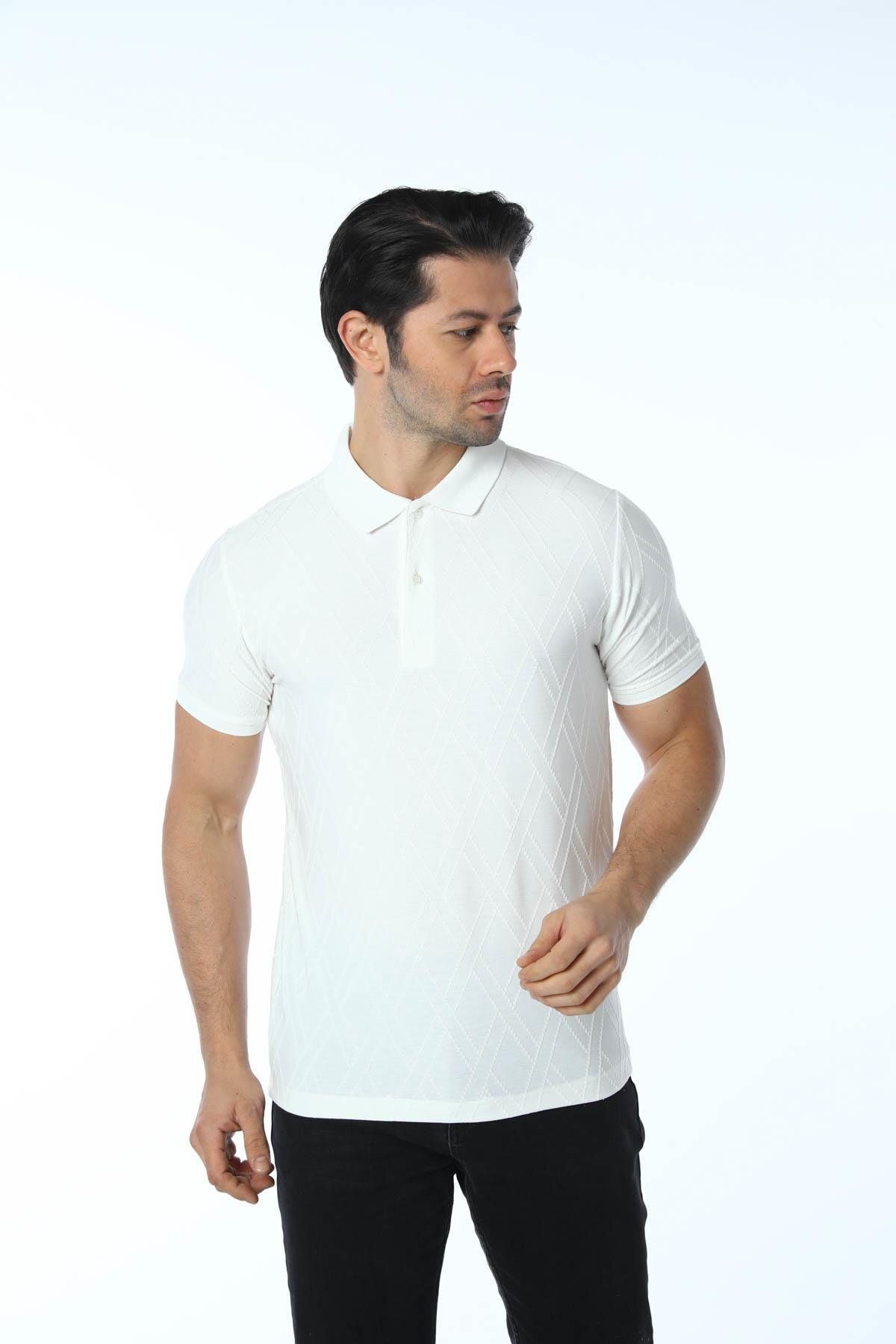 rugatchi Jakarlı Polo Yaka T-Shirt