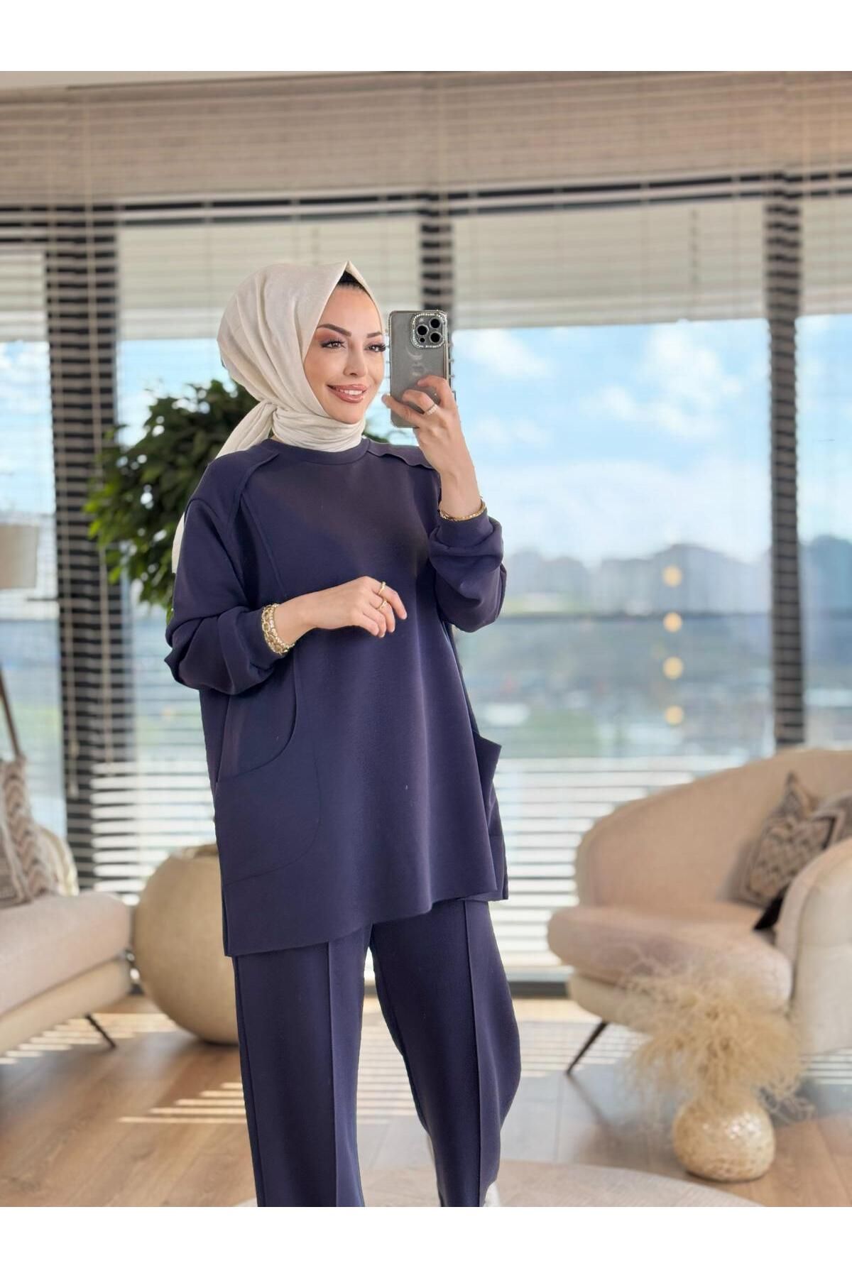 ALANURMODA Cepli Basic Takım