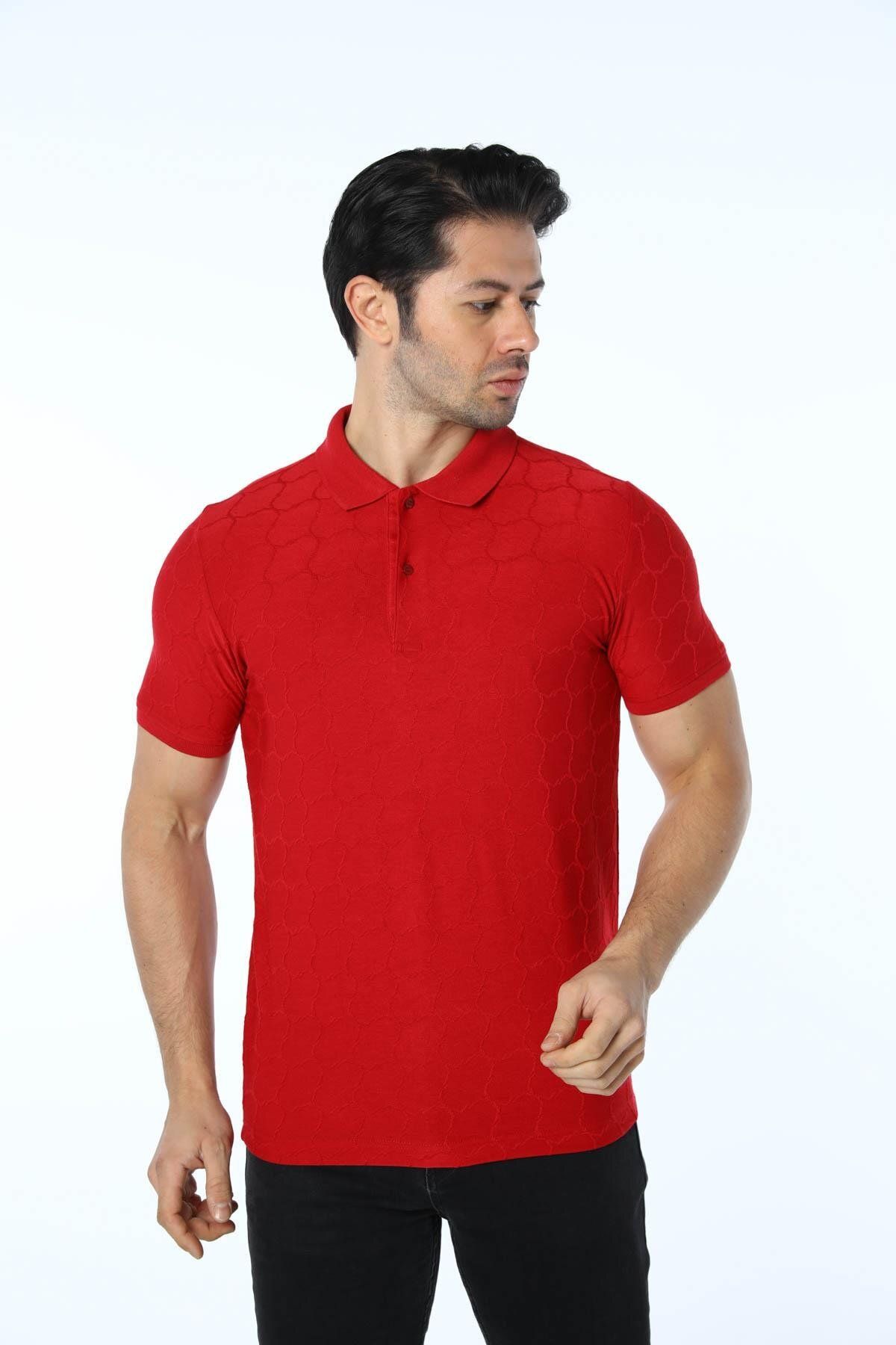 rugatchi Jakarlı Polo Yaka T-Shirt