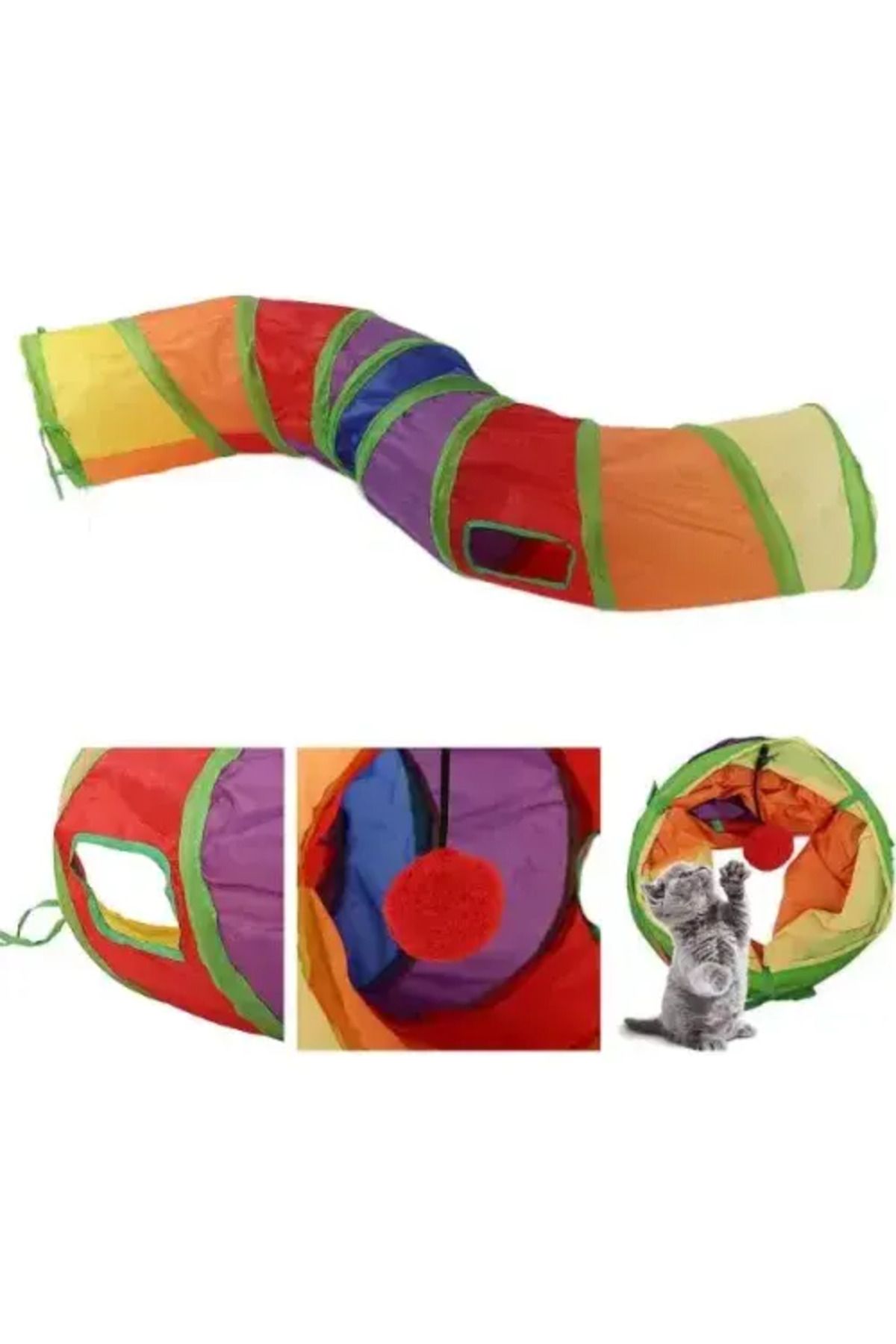 Otocub Kedi Oyun Tüneli 125 cm