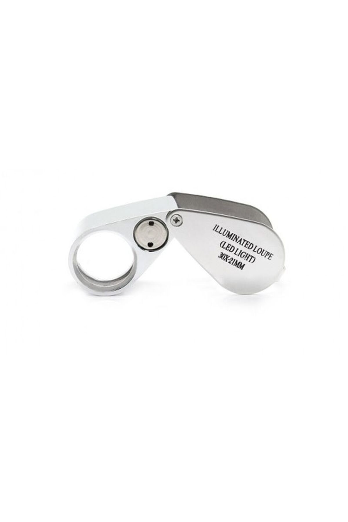 Easy Tedarik Kontrol Için Özel Kutulu Metal Işıklı Lup 30X21