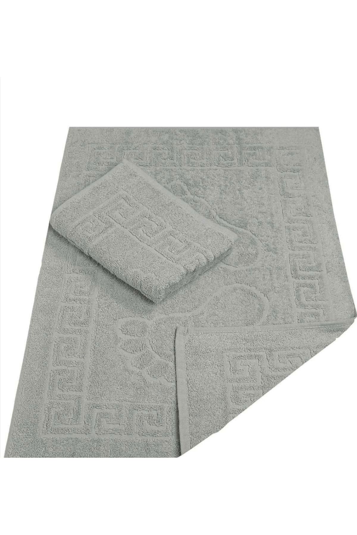 YUANEZ 2 Li Banyo Ayak Havlusu %100 Pamuk 50X70 Cm