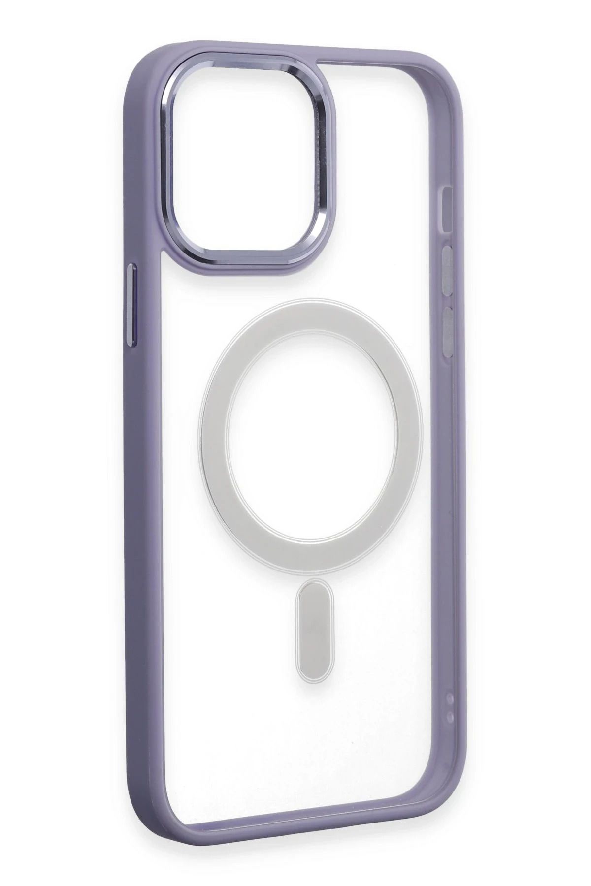 NewFace iPhone 15 Pro Kılıf Room Magneticsafe Silikon - Lila GLSTD