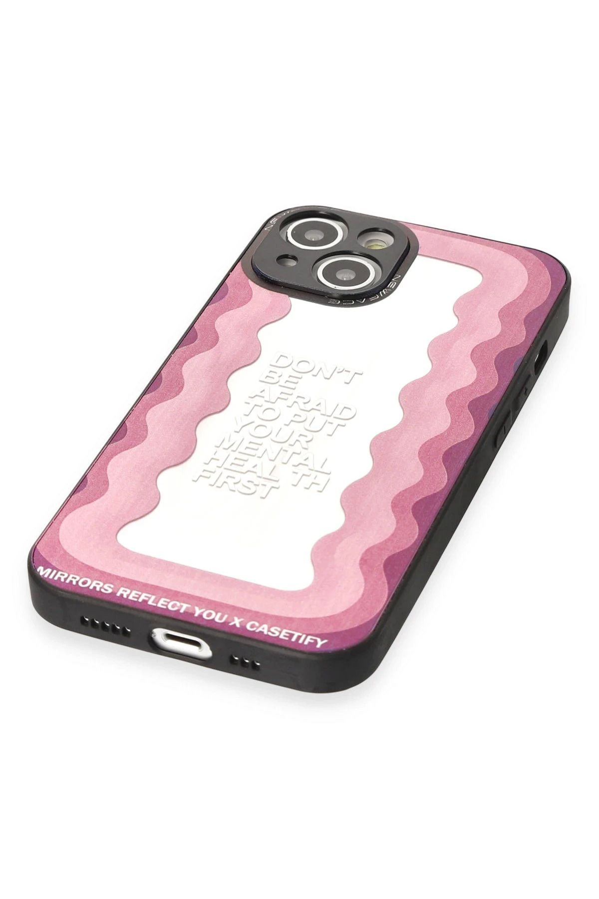 NewFace iPhone 14 uyumlu Kılıf Mirror Desenli Kapak - Mirror - 11 GLSTD