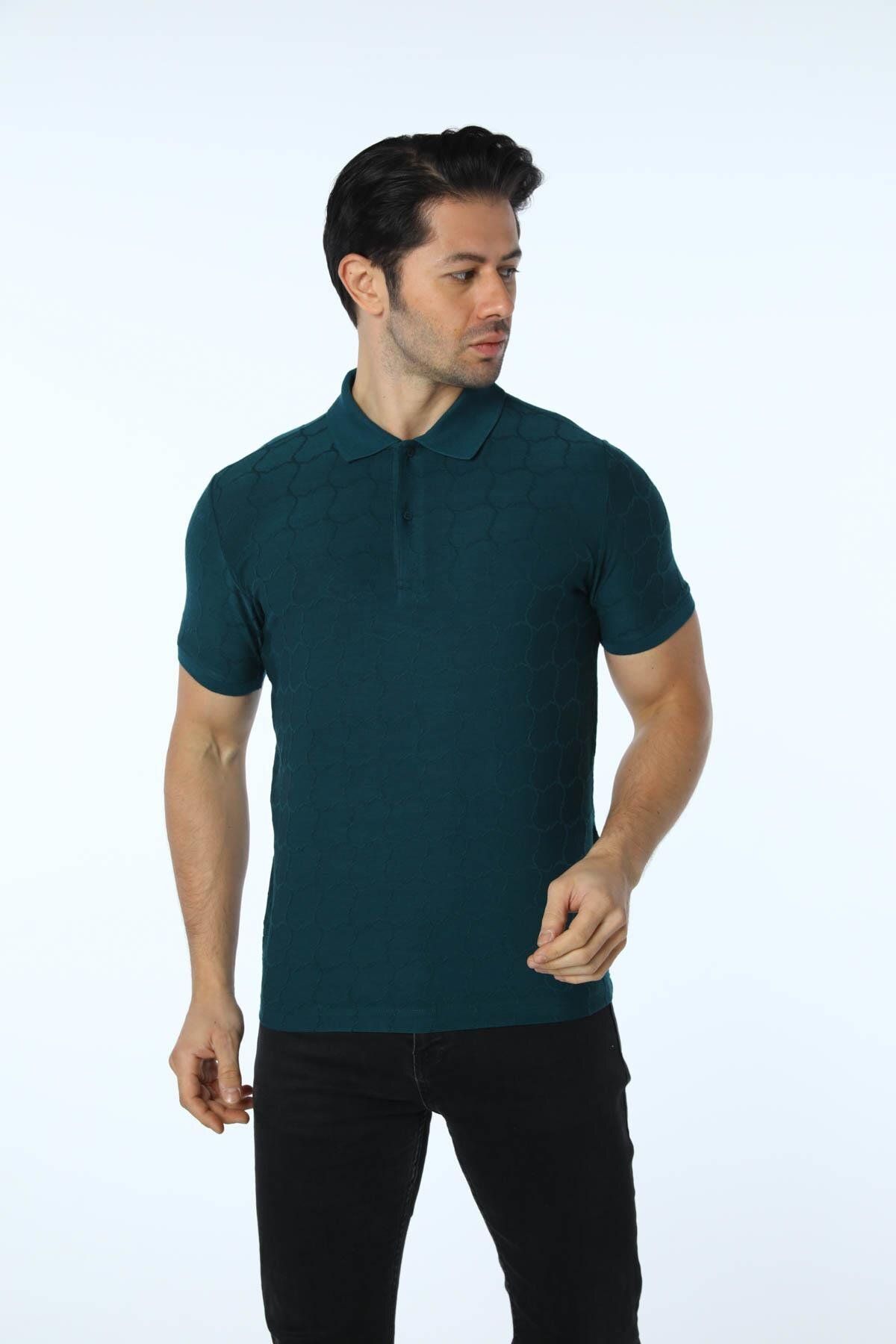 rugatchi Jakarlı Polo Yaka T-Shirt