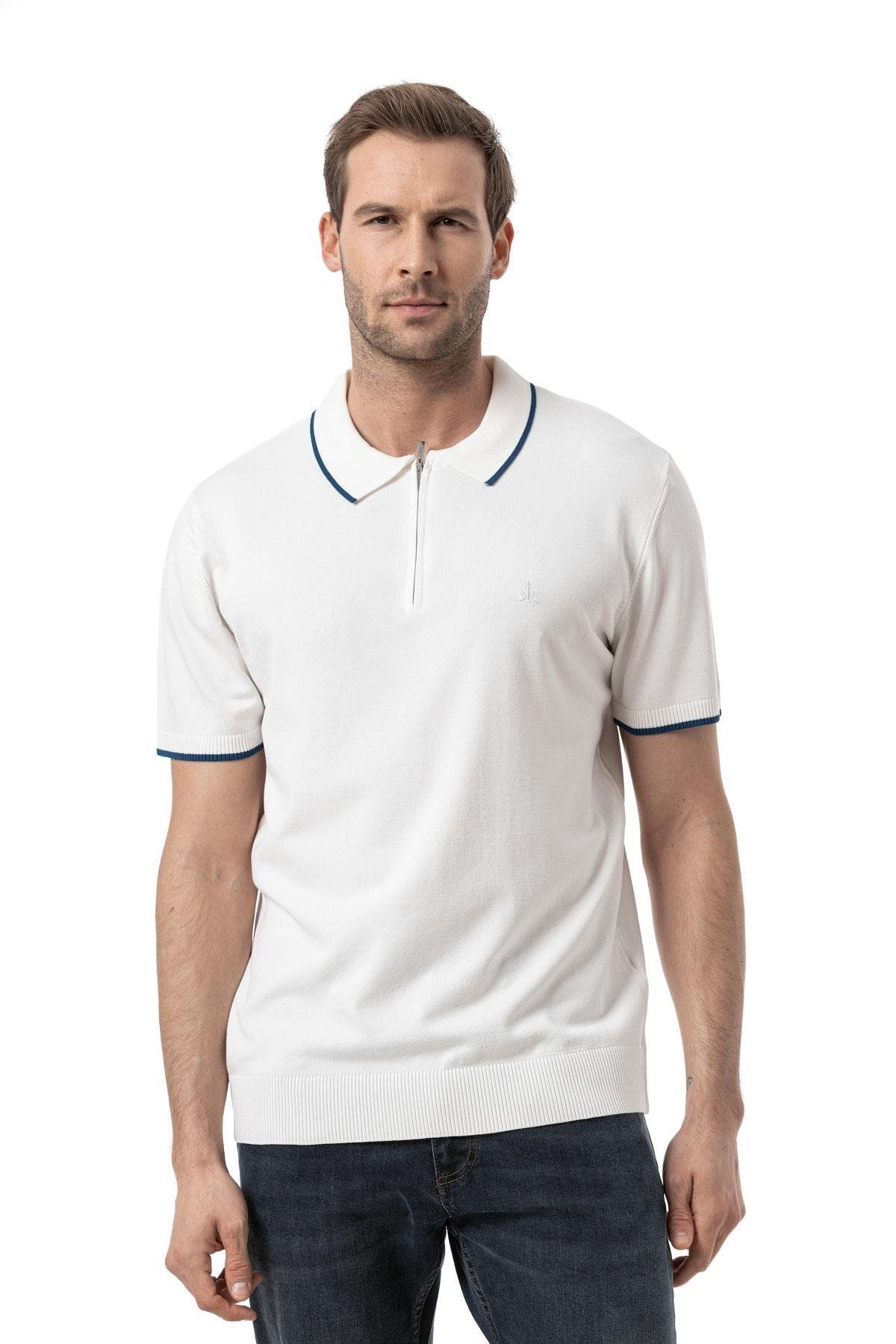 rugatchi Fermuarlı Triko Polo T-Shirt