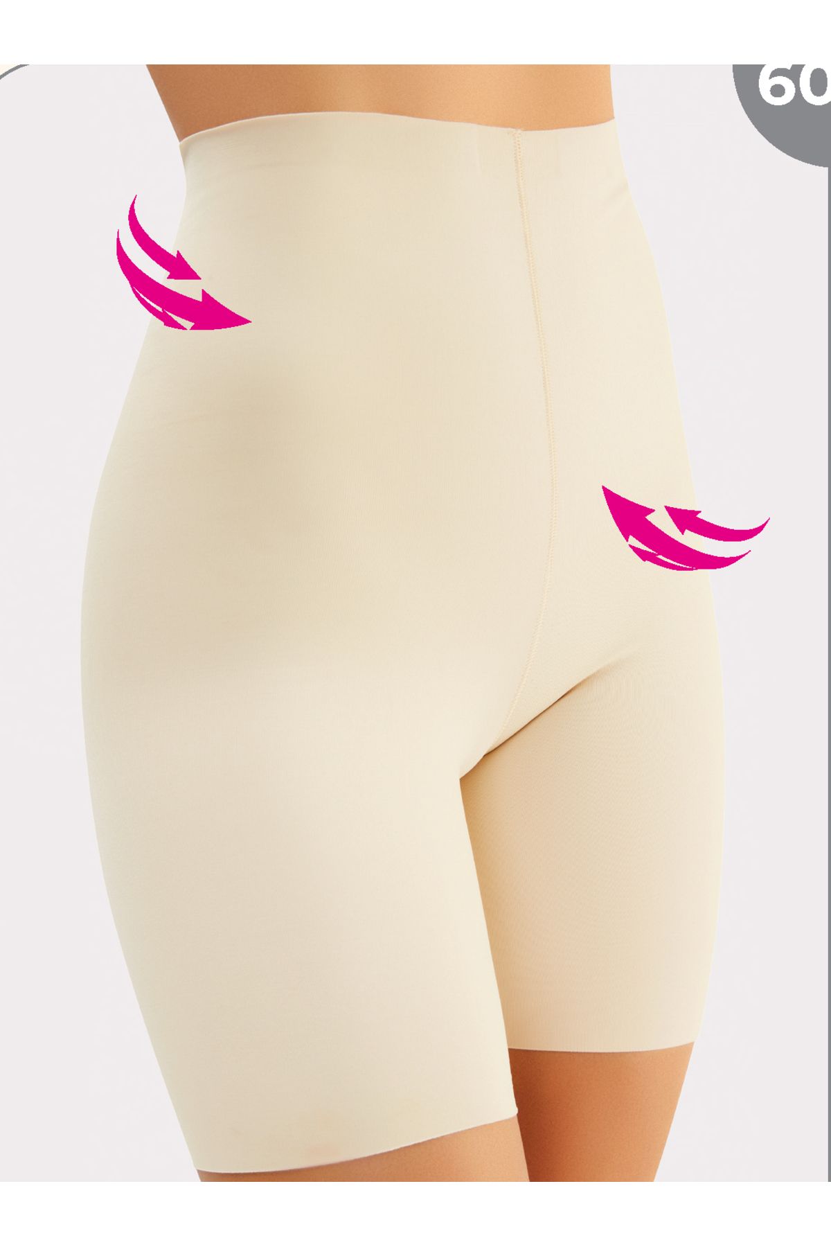 Shop58 Miss Flex Ten Lazer Kesim Yüksek Bel Şort Korse 6002