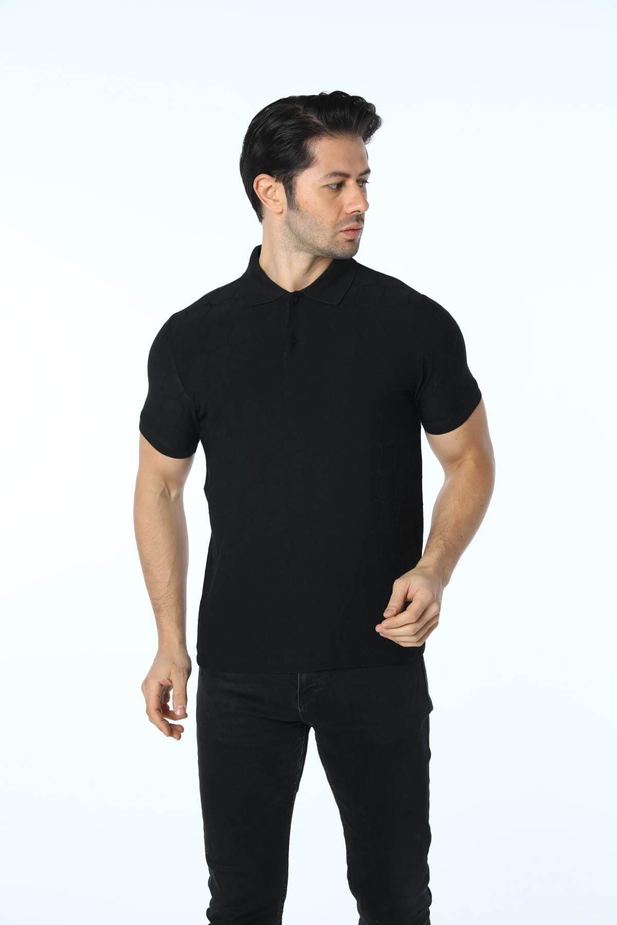 rugatchi Jakarlı Polo Yaka T-Shirt