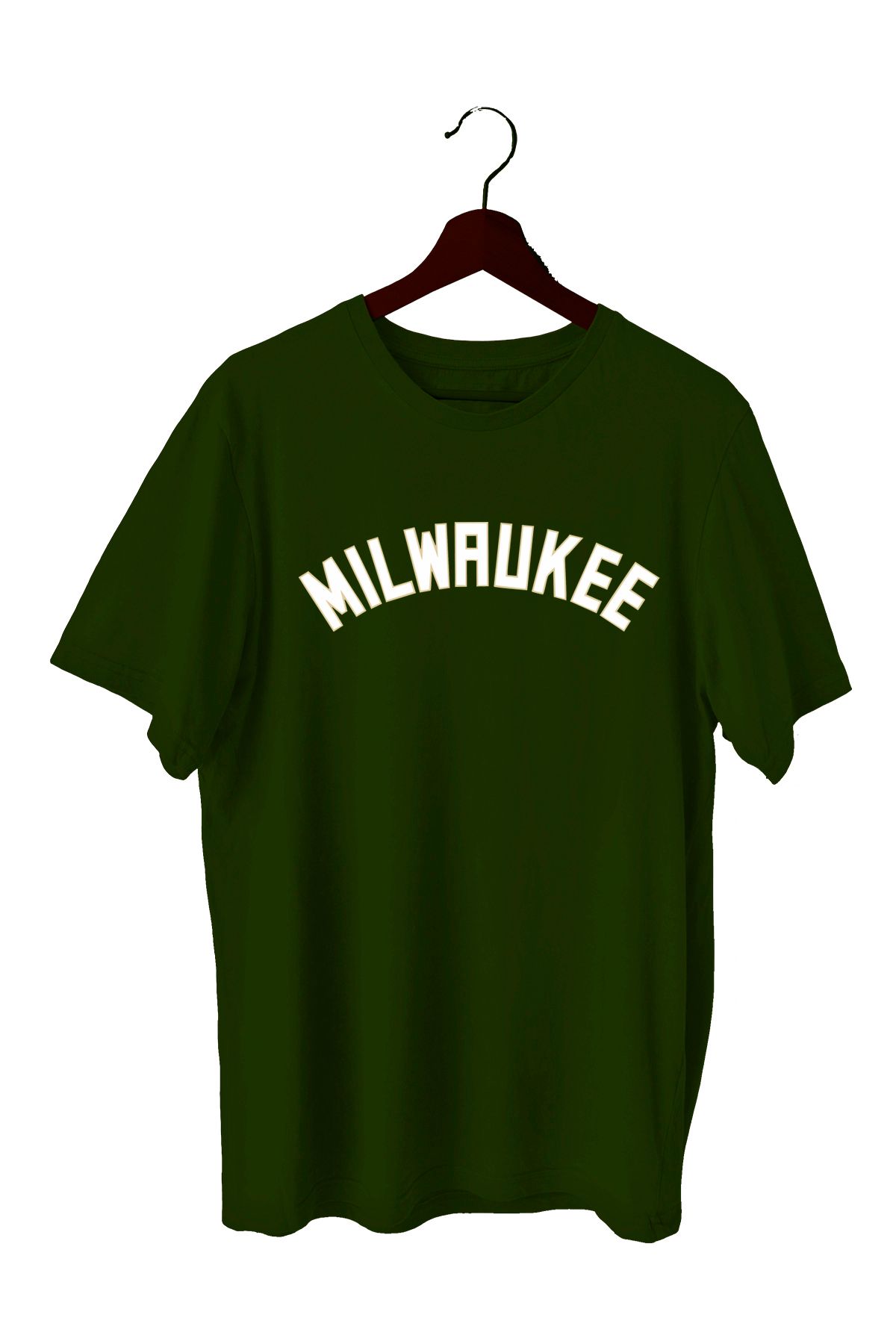 TOP GLORY Milwaukee Baskılı Basketbol T-Shirt Sporcu Tişörtü