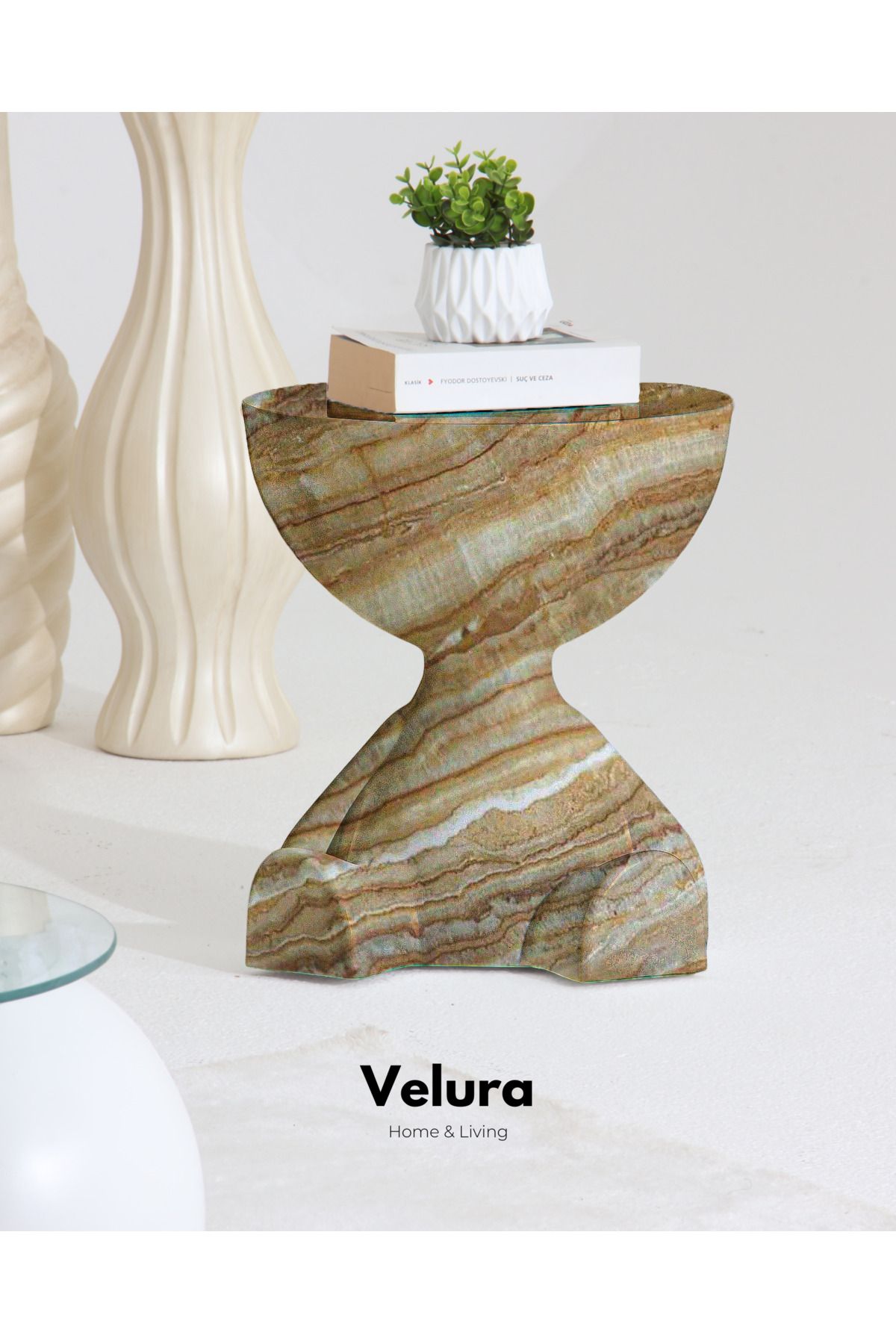 Velura Home & Living Tedy Yan Sehpa & Ayıcık Zigon Sehpa & Pinterest Sehpa Modeli - Traverten Mermer Desen