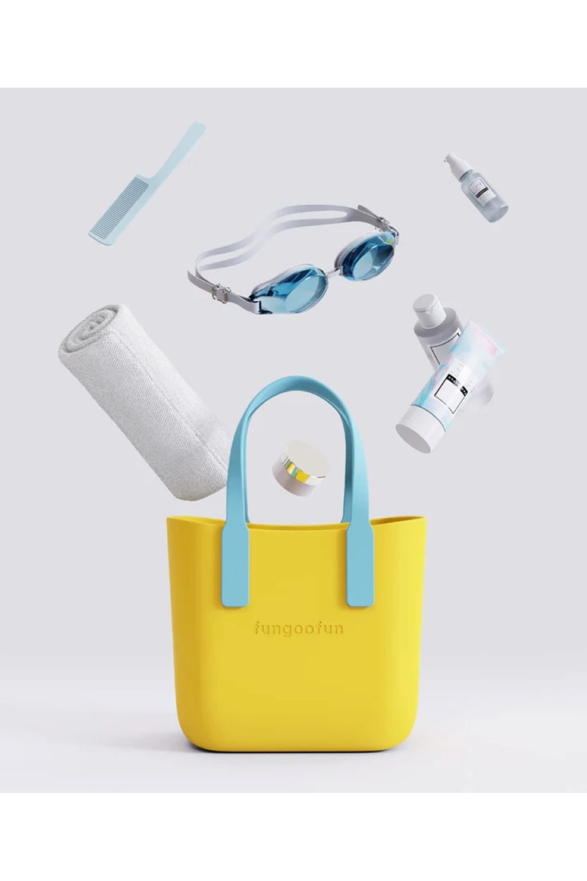 fungoofun Günlük stilinize renk ve pratiklik katacak Omuz Çantası & Güneş Desenli Organizer Set