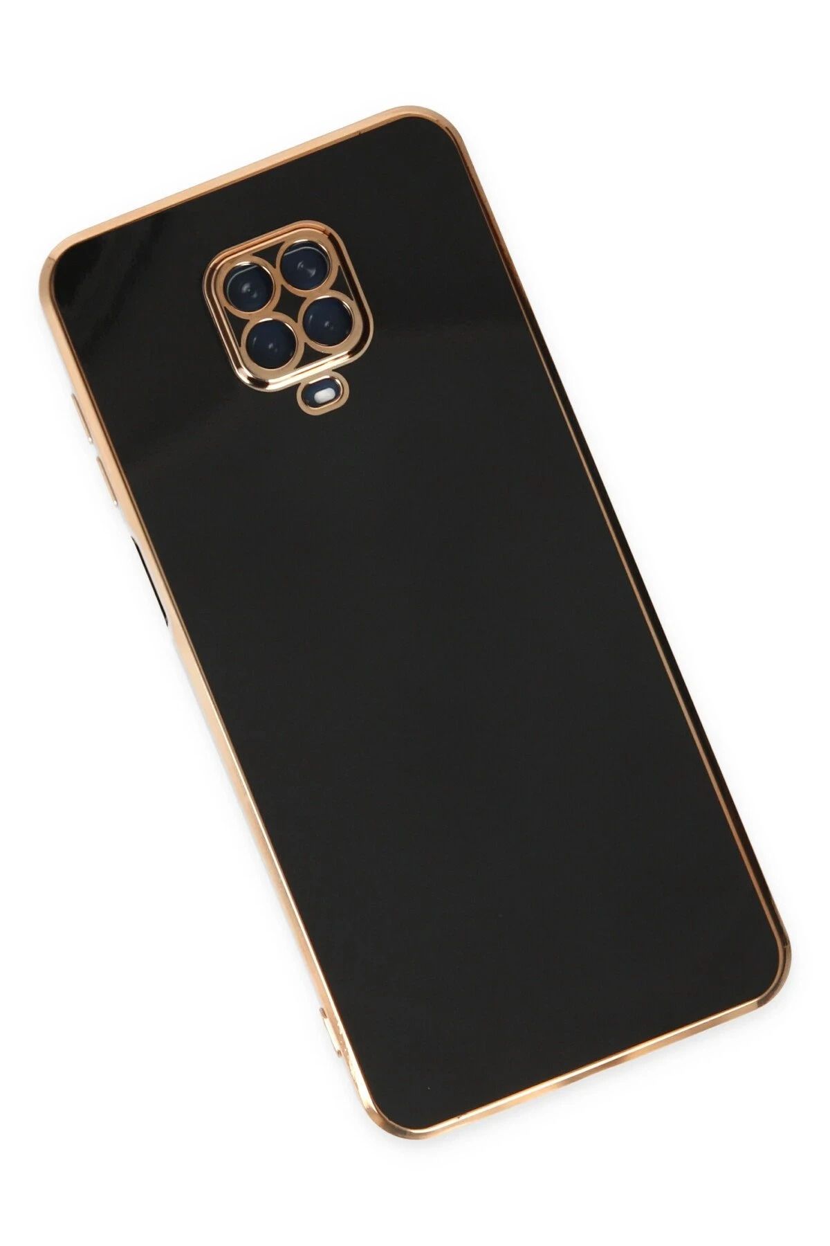 NewFace Xiaomi Redmi Note 9 Pro Kılıf Volet Silikon - Siyah WLZOR