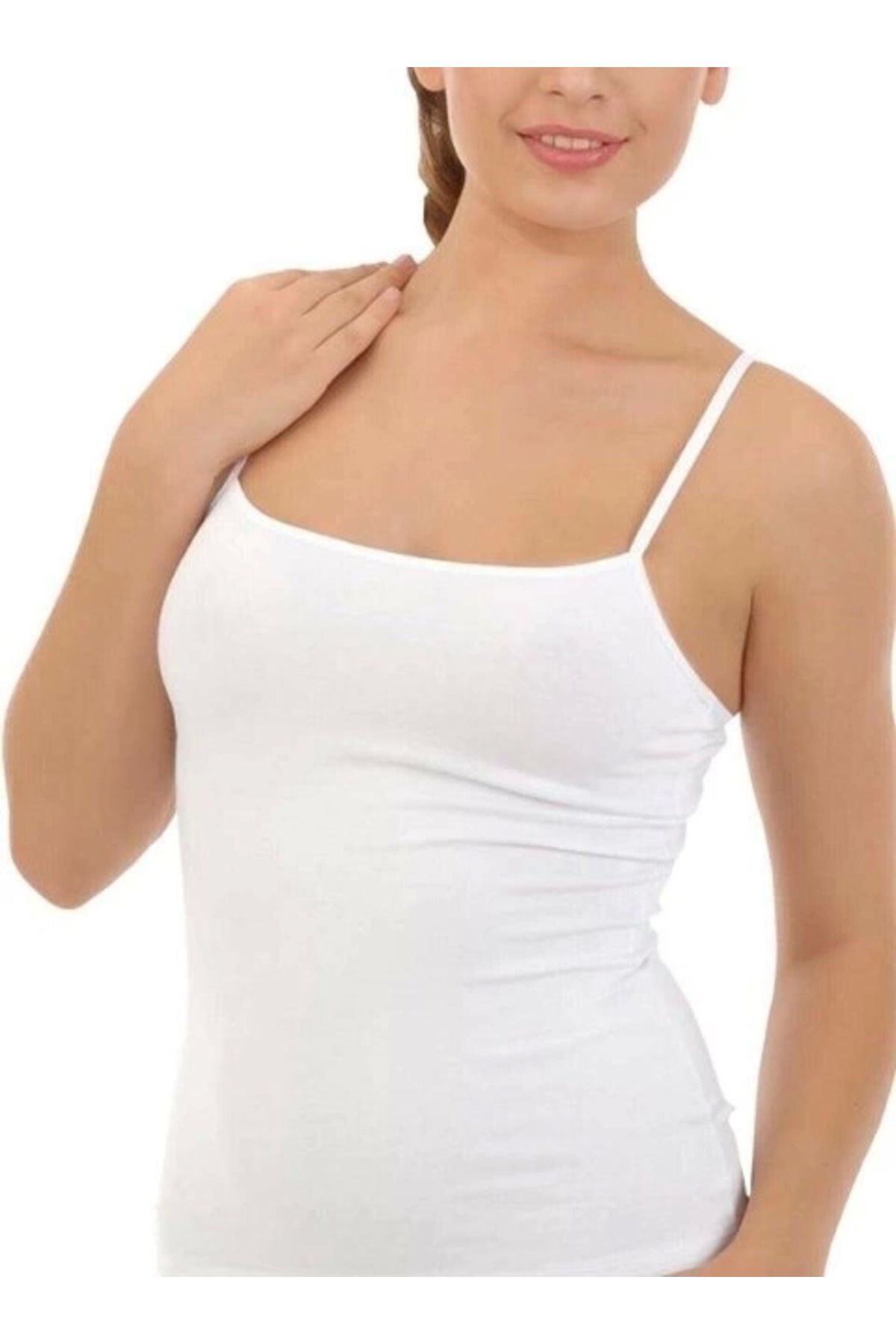 Shop58 Hediye Cantam 1237 İp Askılı Modal Süprem Atlet
