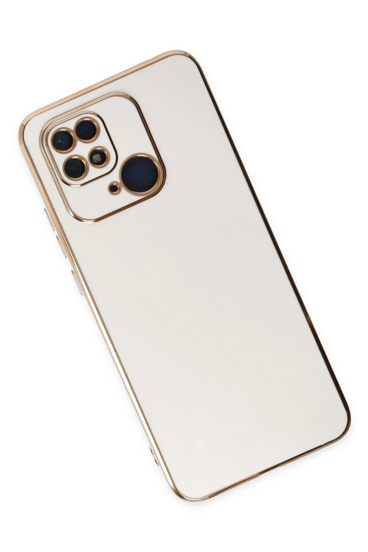 NewFace Xiaomi Redmi 10C Kılıf Volet Silikon - Beyaz NRMSA