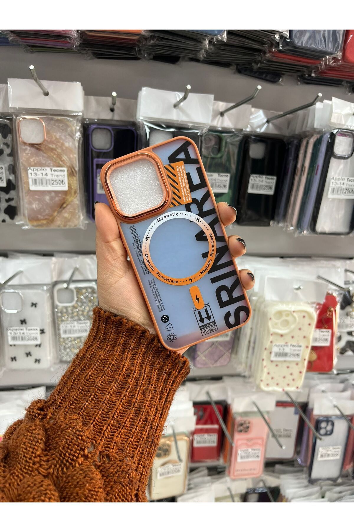 TECNOTREND Apple İphone 13 pro yazılı desenli magsafe destekli silikon kılıf