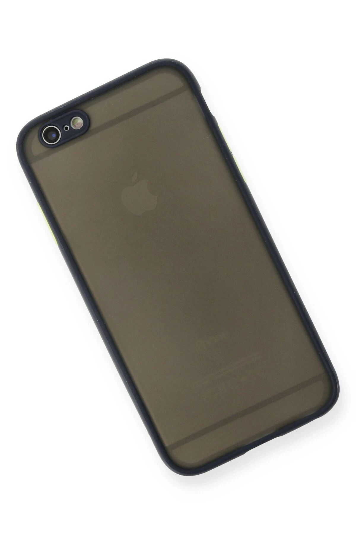 NewFace iPhone 6 Kılıf Montreal Silikon Kapak - Lacivert NRMSA
