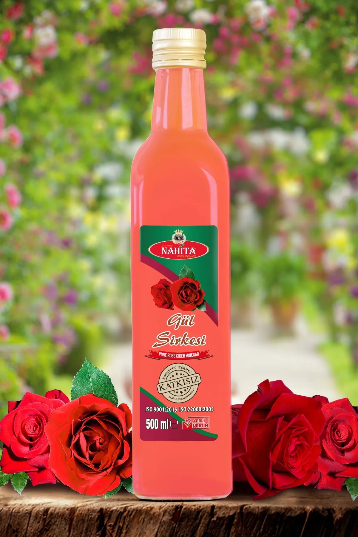 Nahita GÜL SİRKESİ %100 DOĞAL 500 ML